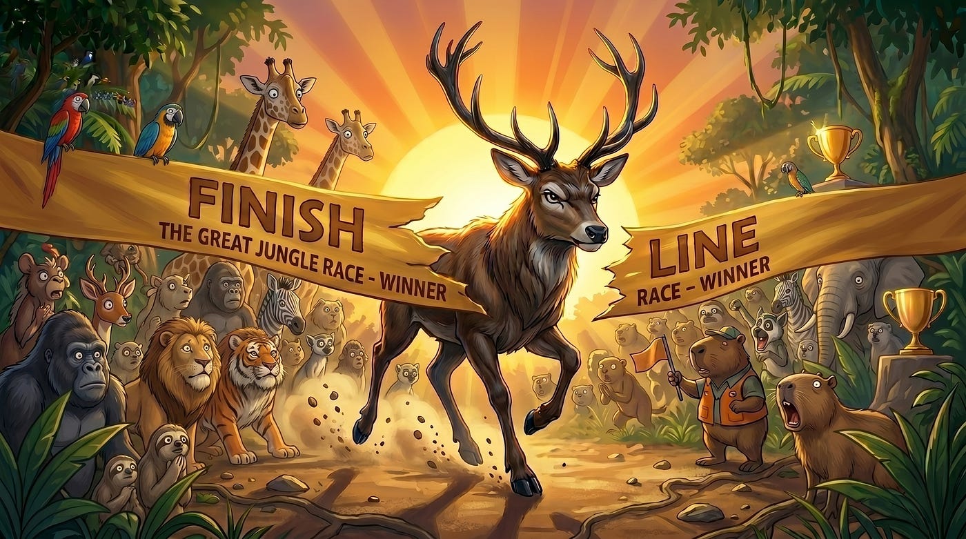 Old Deer Crossing Finish Line