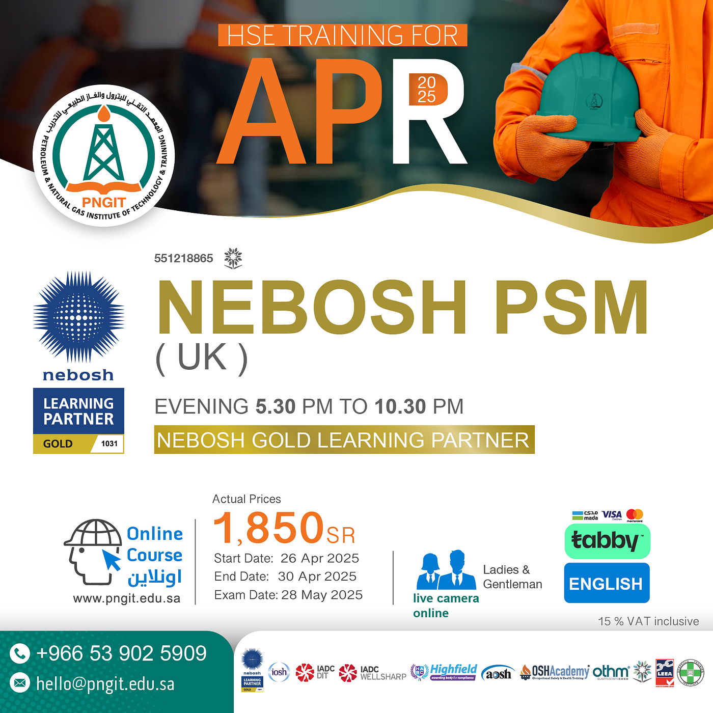 Why NEBOSH PSM Matters for Safety Professionals