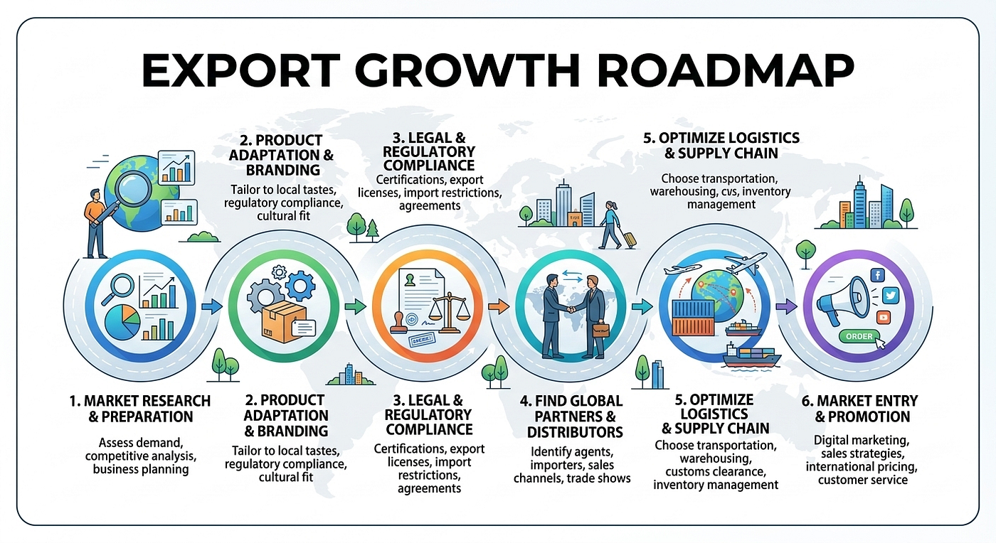 A Practical Framework to Grow Your Export Business Internationally
