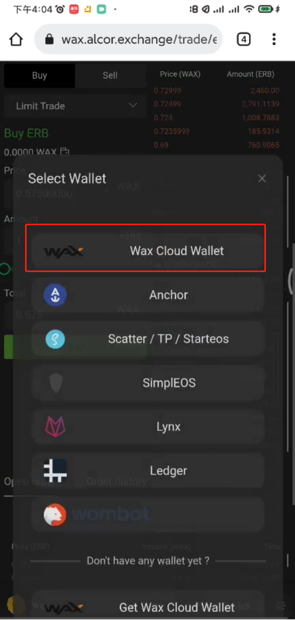 手把手教你参与WAX头牌链游ERA Metaverse「代币购买操作及添加代币」｜教程- YOUYOU Capital - Medium