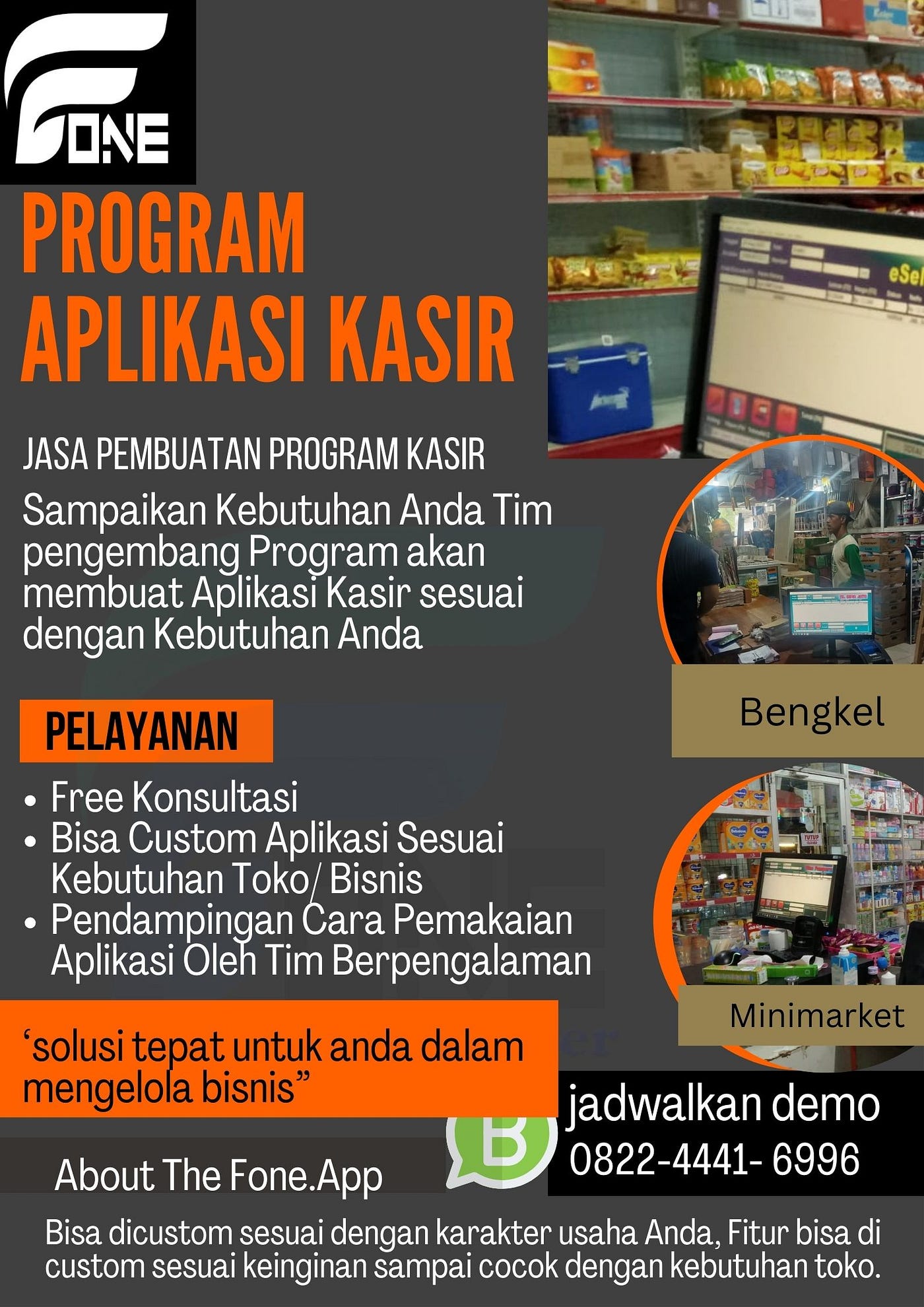 Aplikasi Kasir Toko Bisa Custom