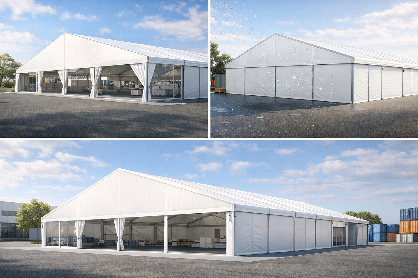 Aluminium Tents with PVC Coated Fabric: Ideal Temporary & Semi-Permanent Structures