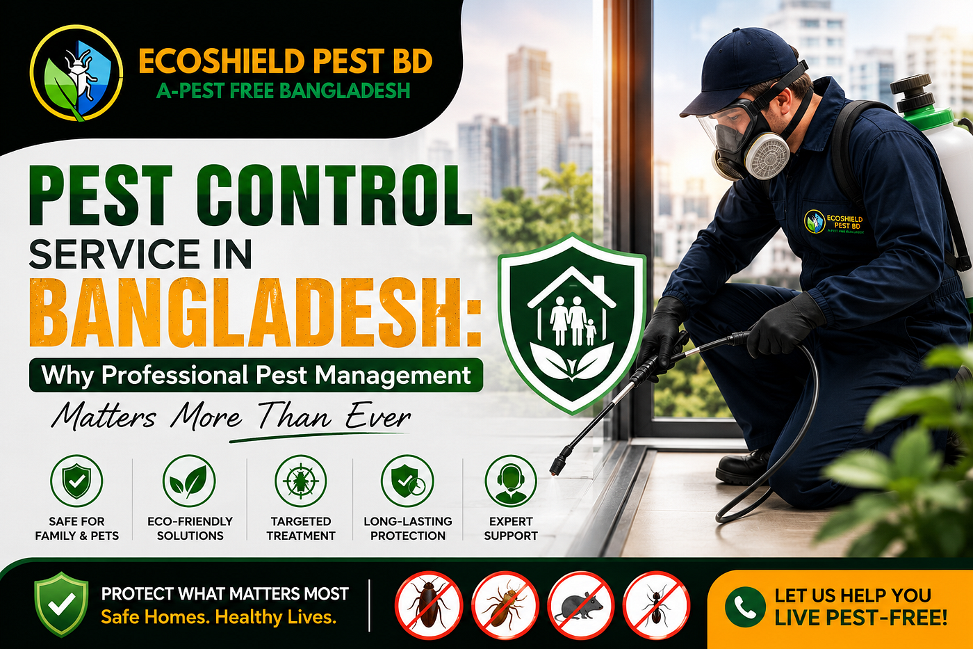 Pest Control Service in Bangladesh: Why Professional Pest Management Matters More Than Ever