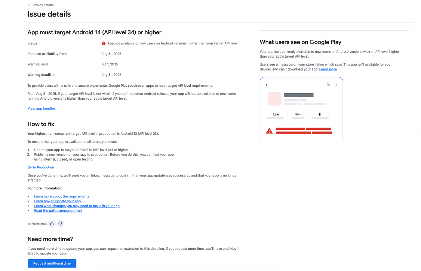 Google Play’s New Target API Policy: Migrate to Android 15 (API Level 35) Before Deadline!