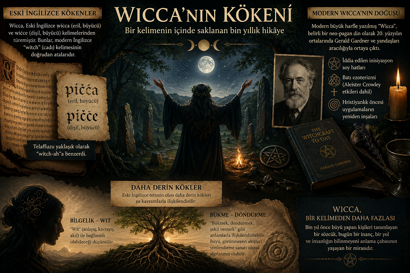 Bir Kelimenin İçinde Saklanan Bin Yıllık Hikâye Wicca
