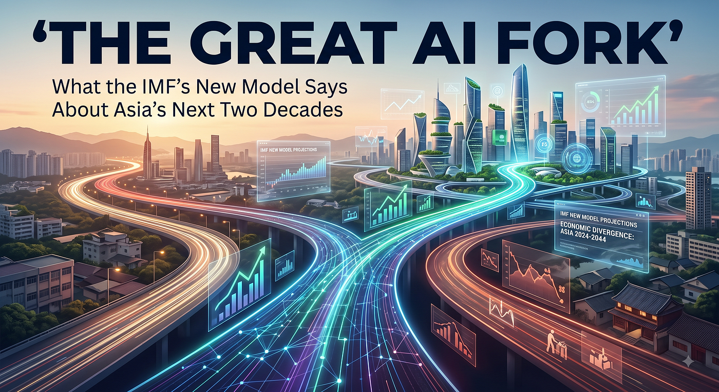 The Great AI Fork: What the IMF’s New Model Says About Asia’s Next Two Decades
