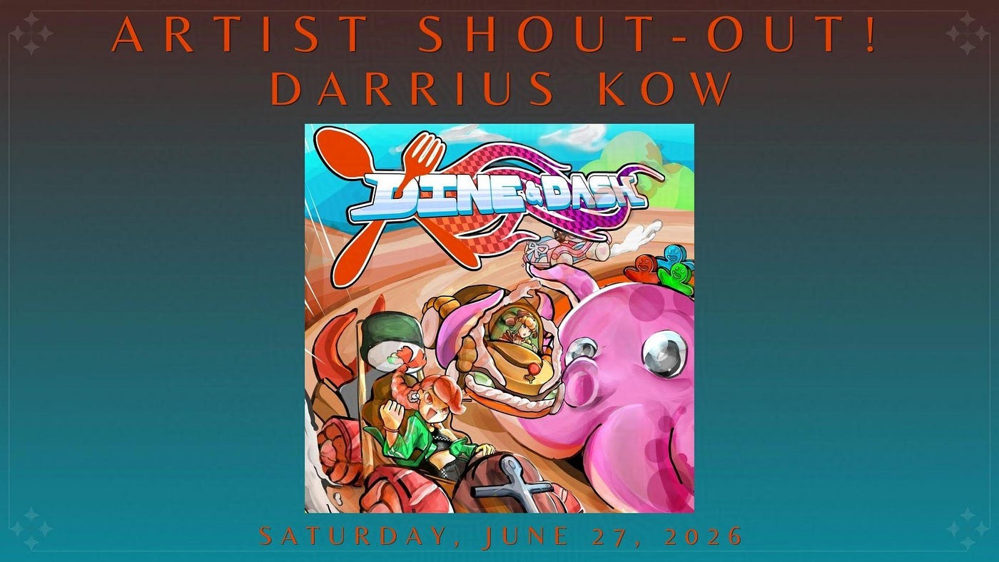 ARTIST SHOUT-OUT #869: Darrius Kow