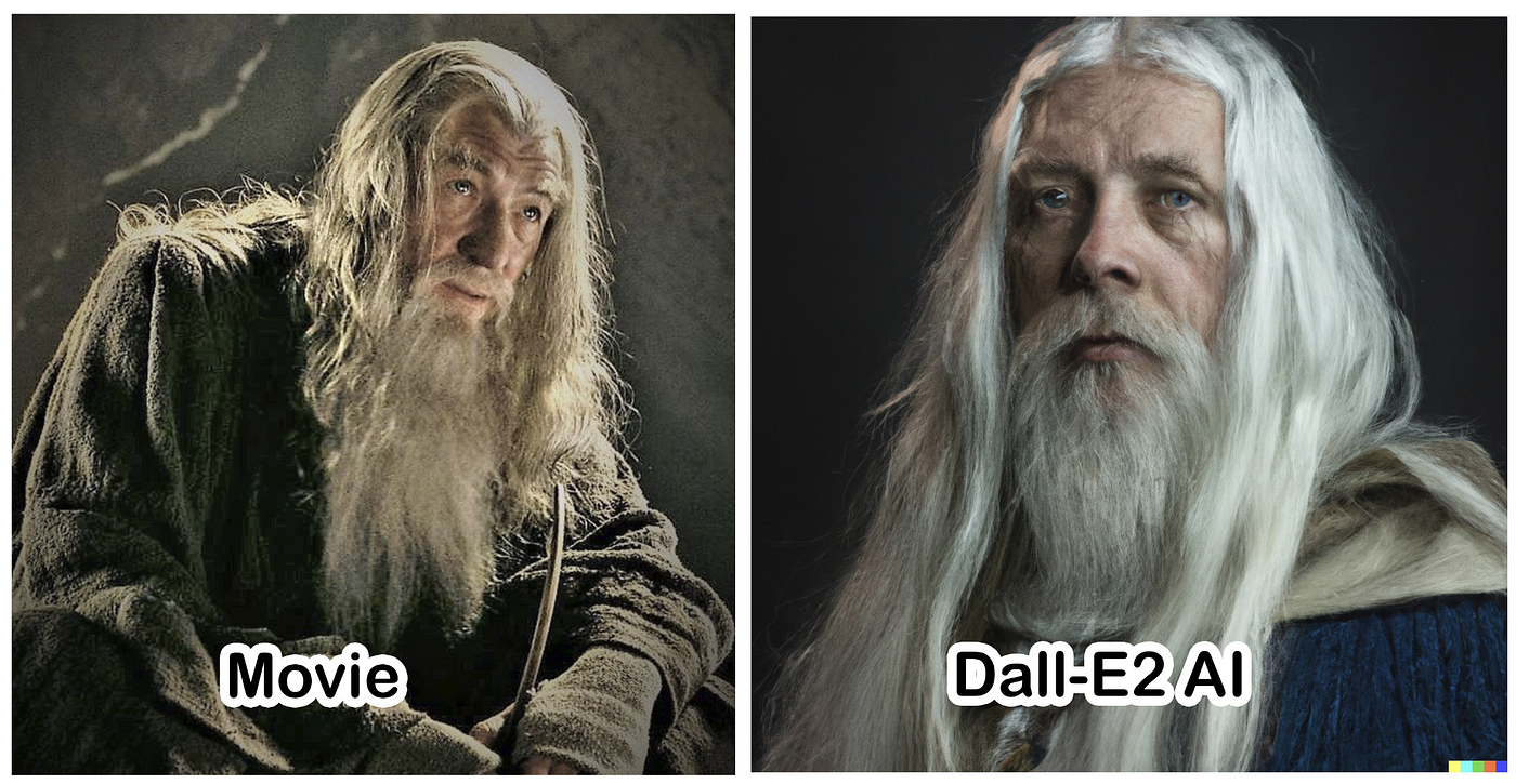 Lord of the Rings Characters  But generated by an AI 