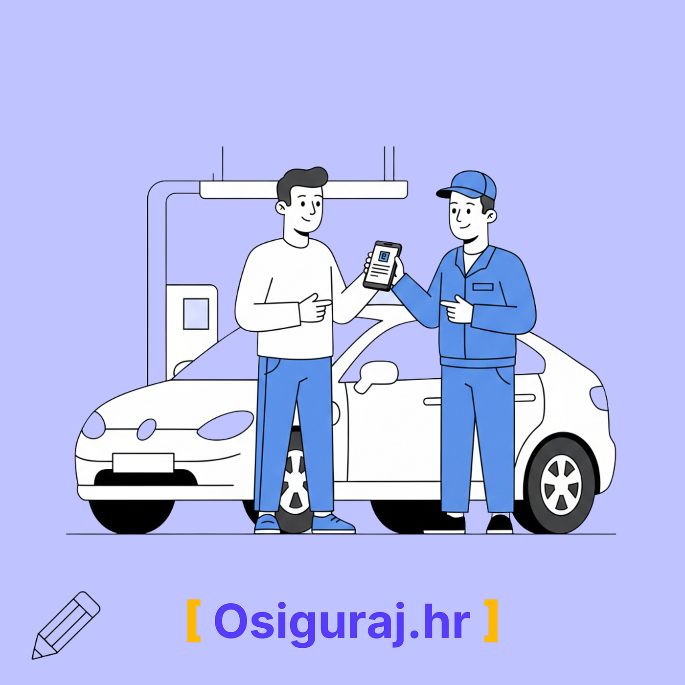 Digitalna polica osiguranja na tehničkom pregledu