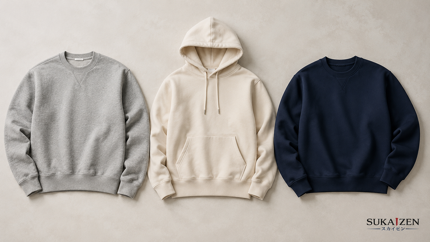 Sweatshirt vs Crewneck vs Hoodie: The Definitive Guide