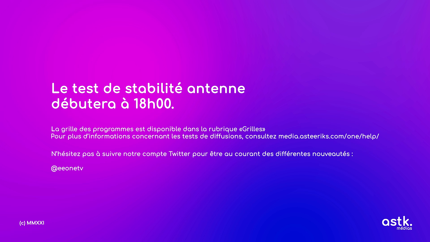 Retour sur le test antenne de Février d’EE1