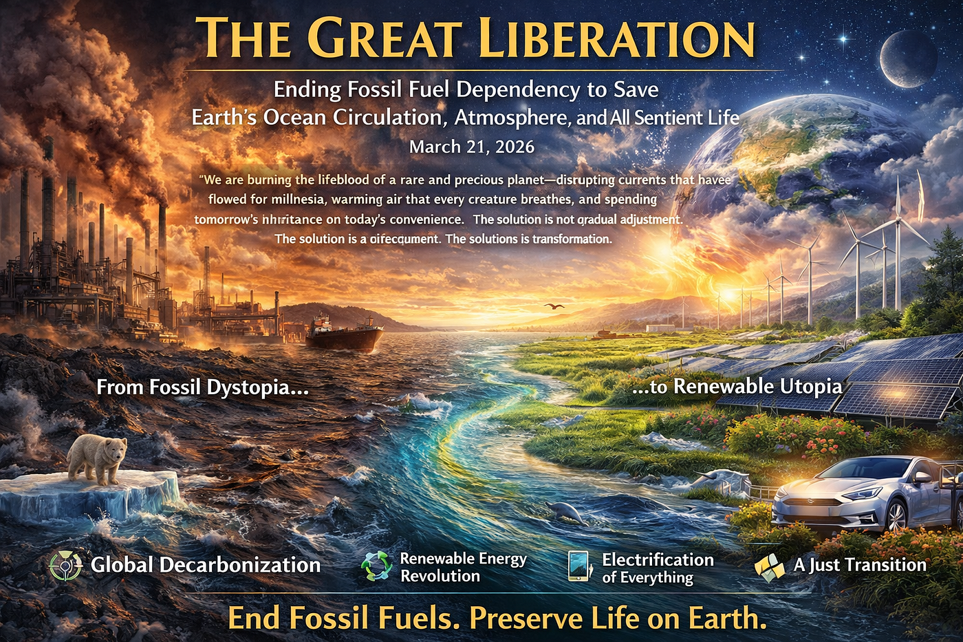 Strategies for reducing fossil fuel dependency and promoting renewable energy