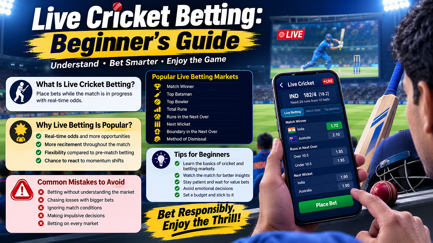 Live Cricket Betting: Beginner’s Guide