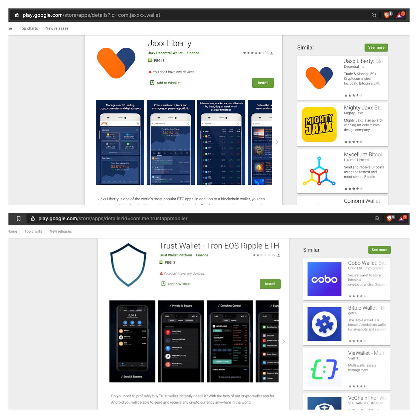 Malicious Crypto Apps are Ramping Up on Google Play | by Harry | MyCrypto |  Medium