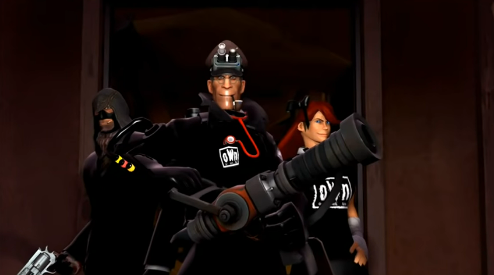 Spies When The Enemy Team Needs A Healer #animation #teamfortress #sf