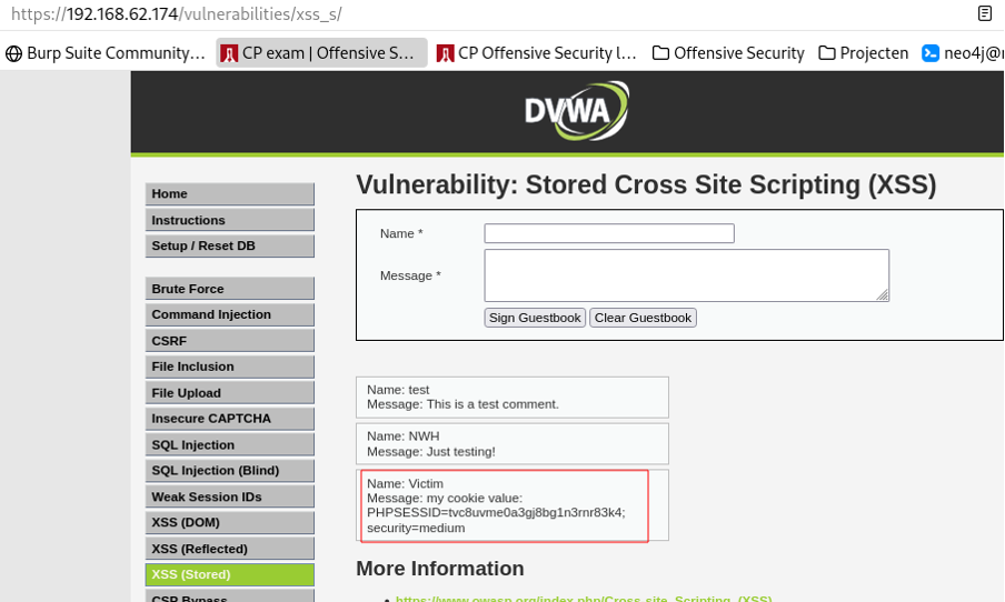 DVWA DOM XSS Exploit  ( Bypass All Security) 