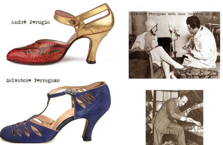 Elegant Perugia Shoes from 1922