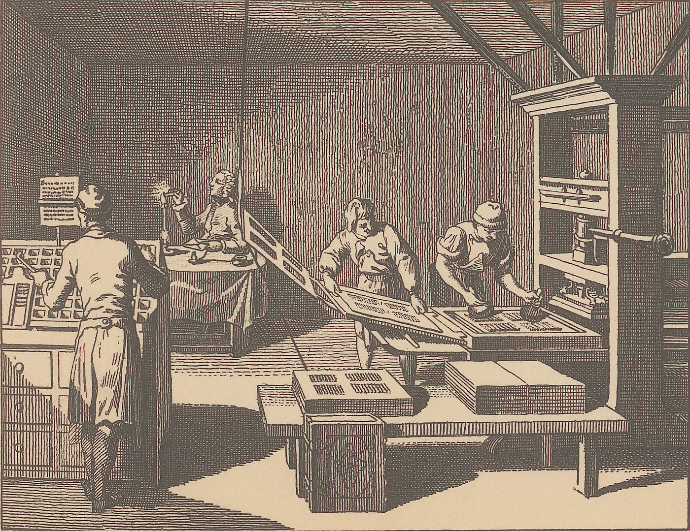 The printing press may have been the most significant invention of the modern era.
