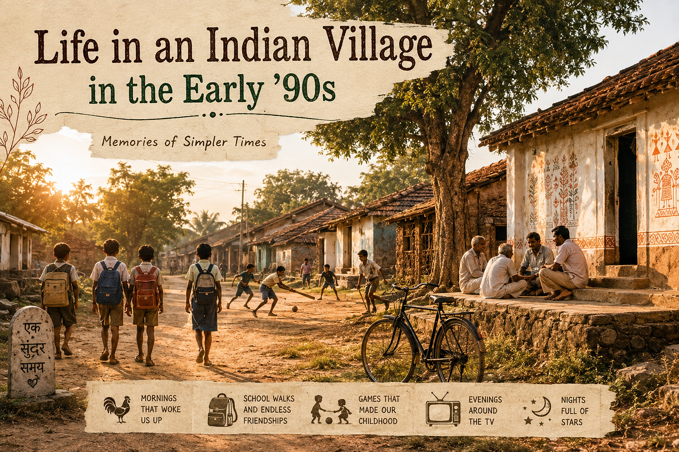 Before the World Became Noisy: Life in an Indian Village in the Early ’90s