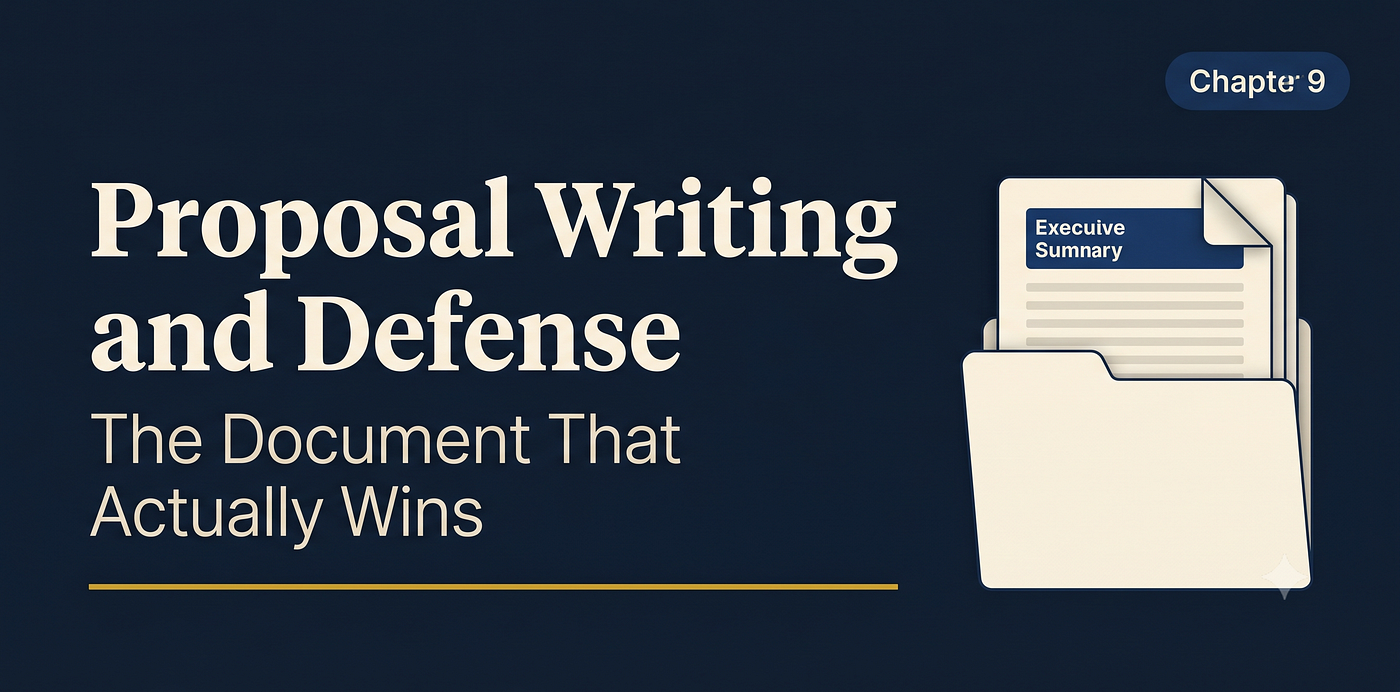 Proposal Writing and Defense: The Document That Actually Wins
