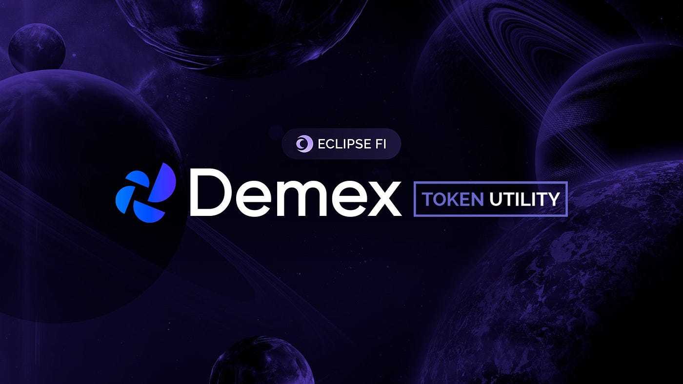 IDO DEMEX : Utilité du token. Demex lance son jeton $DMX avec Eclipse… | by  Eclipse Fi France 🌘 | Medium
