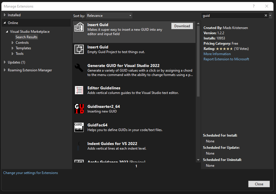 Tutustu 47+ imagen visual studio guid generator - abzlocal fi