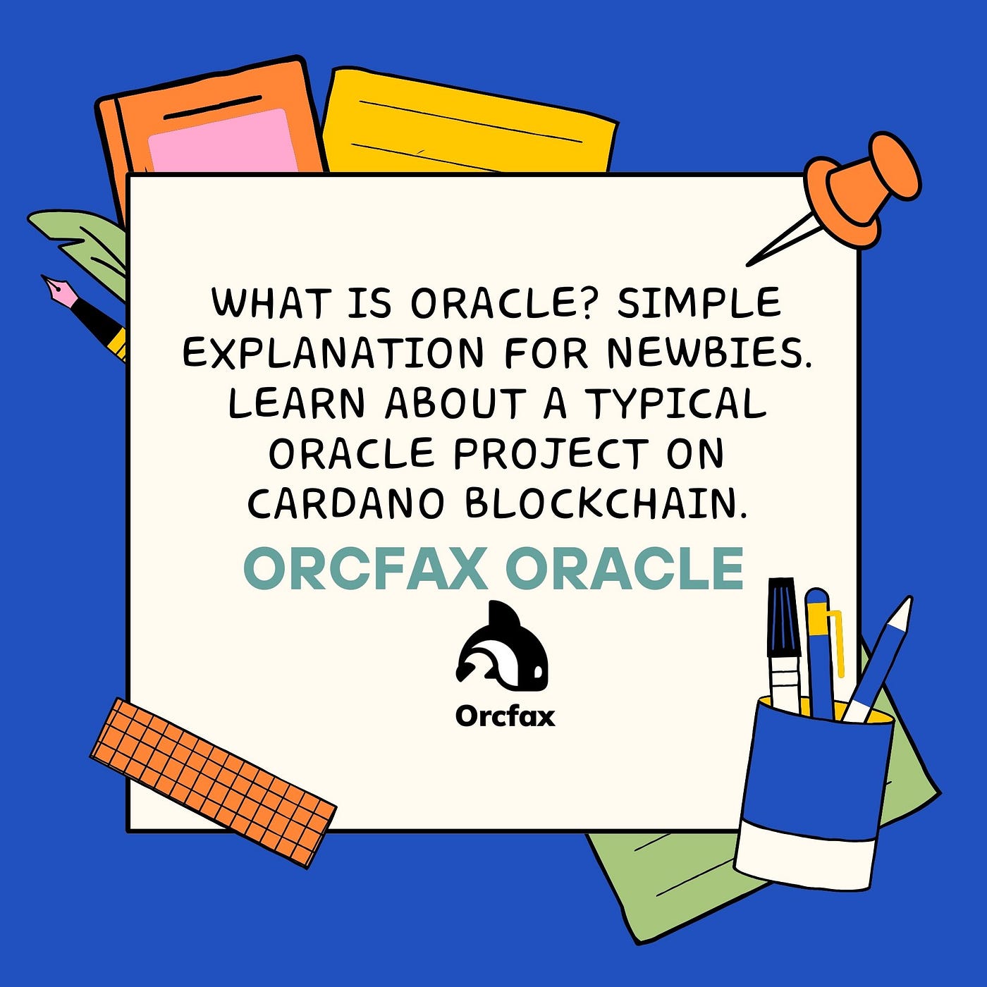 What is Oracle? Simple explanation for newbies. And learn about a typical  Oracle project on Cardano Blockchain. | by long | Medium