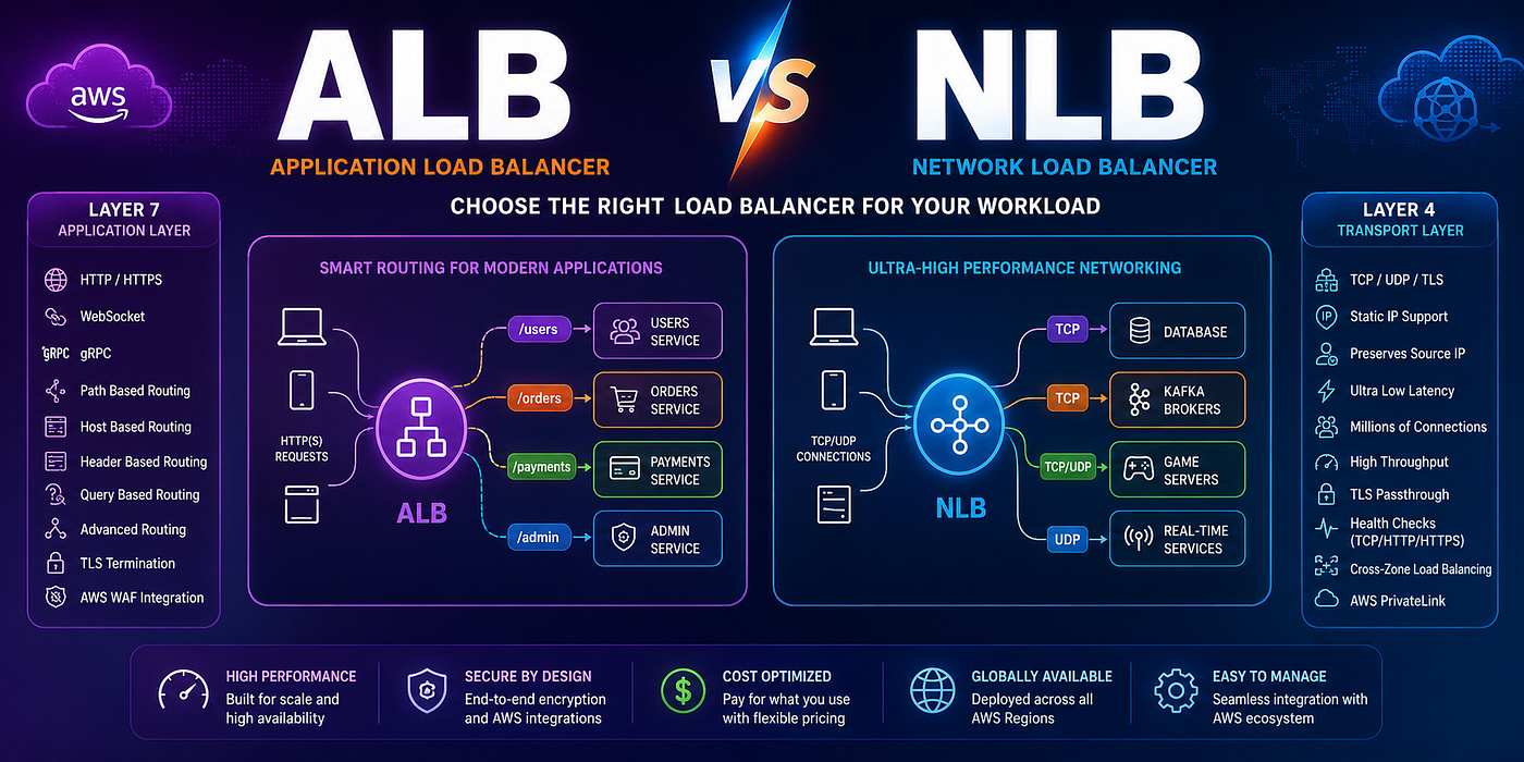 ALB vs NLB in AWS: The Complete Engineer’s Guide to Choosing the Right Load Balancer