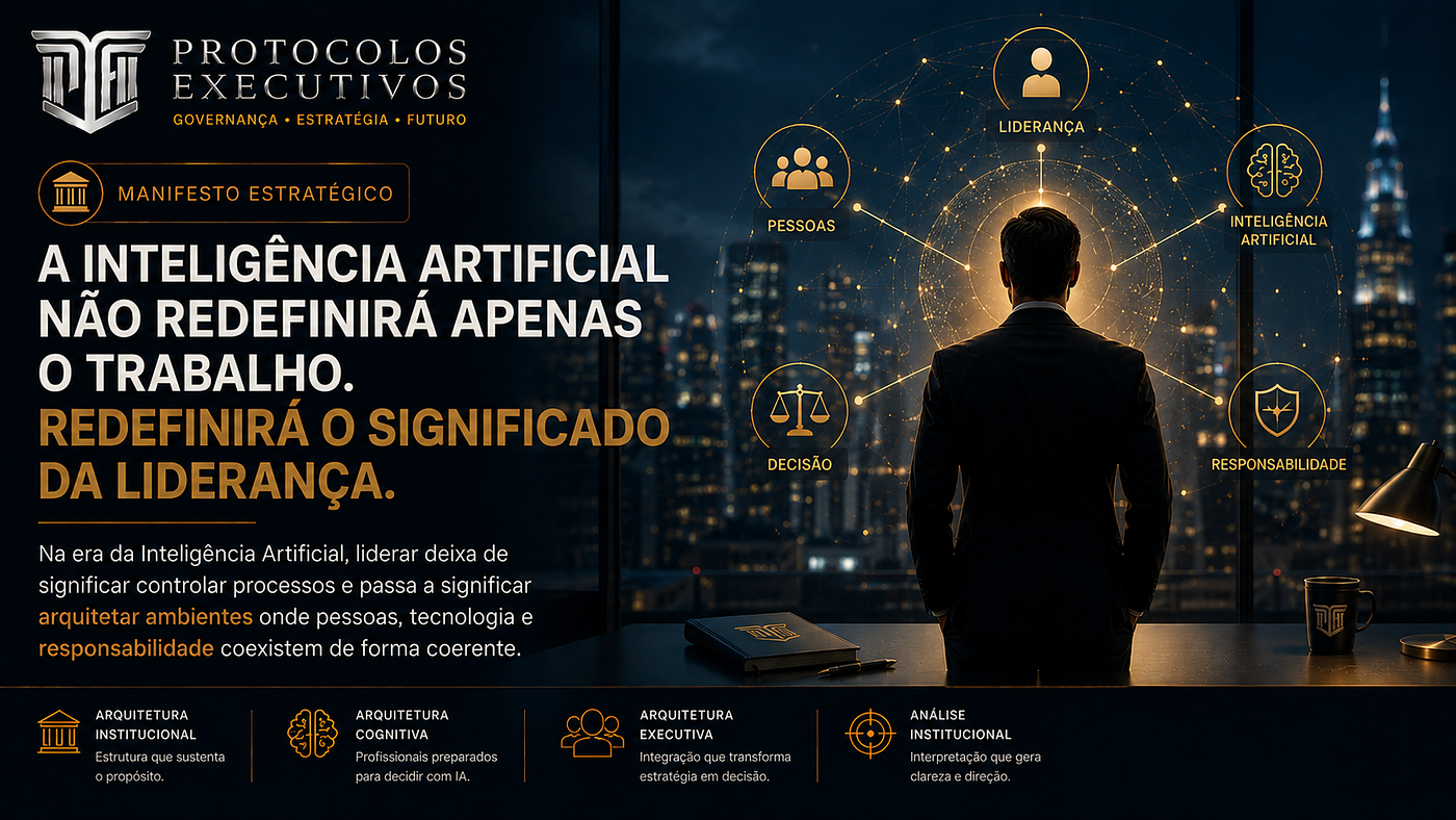 A Inteligência Artificial Não Redefinirá Apenas o Trabalho. Redefinirá o Significado da Liderança.