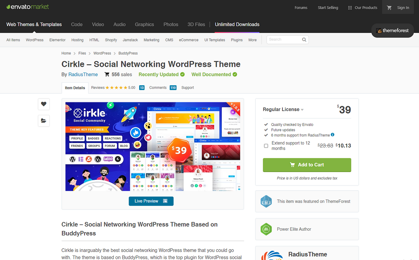 Cirkle — Social Networking WordPress Theme - Bizshill - Medium