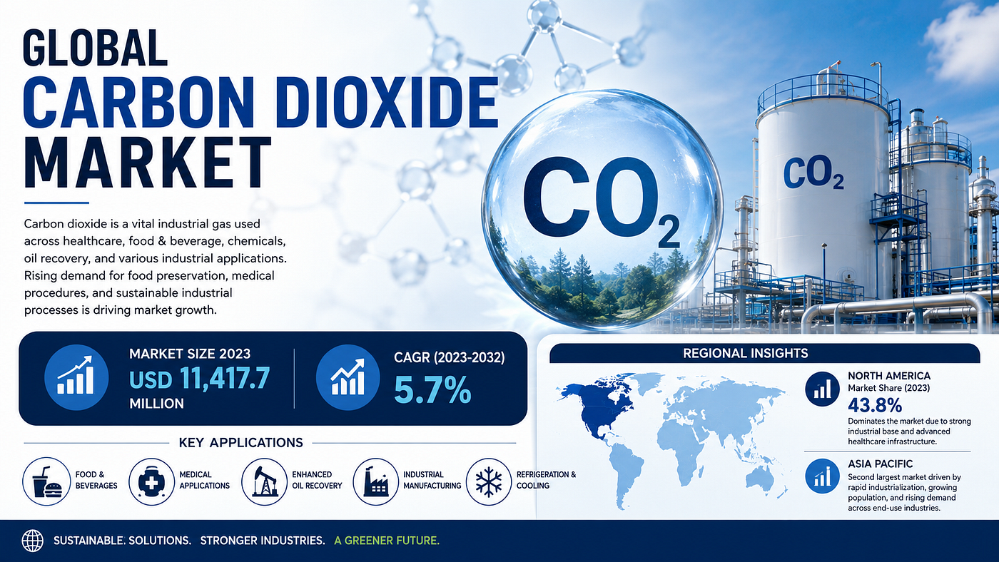 Carbon Dioxide Market Size, Share & Growth Forecast 2032