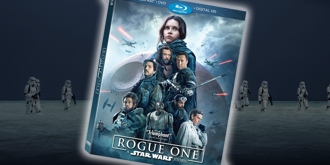 Star Wars - Rogue one - Donnie Yen, Felicity Jones, Used BluRAY + DVD