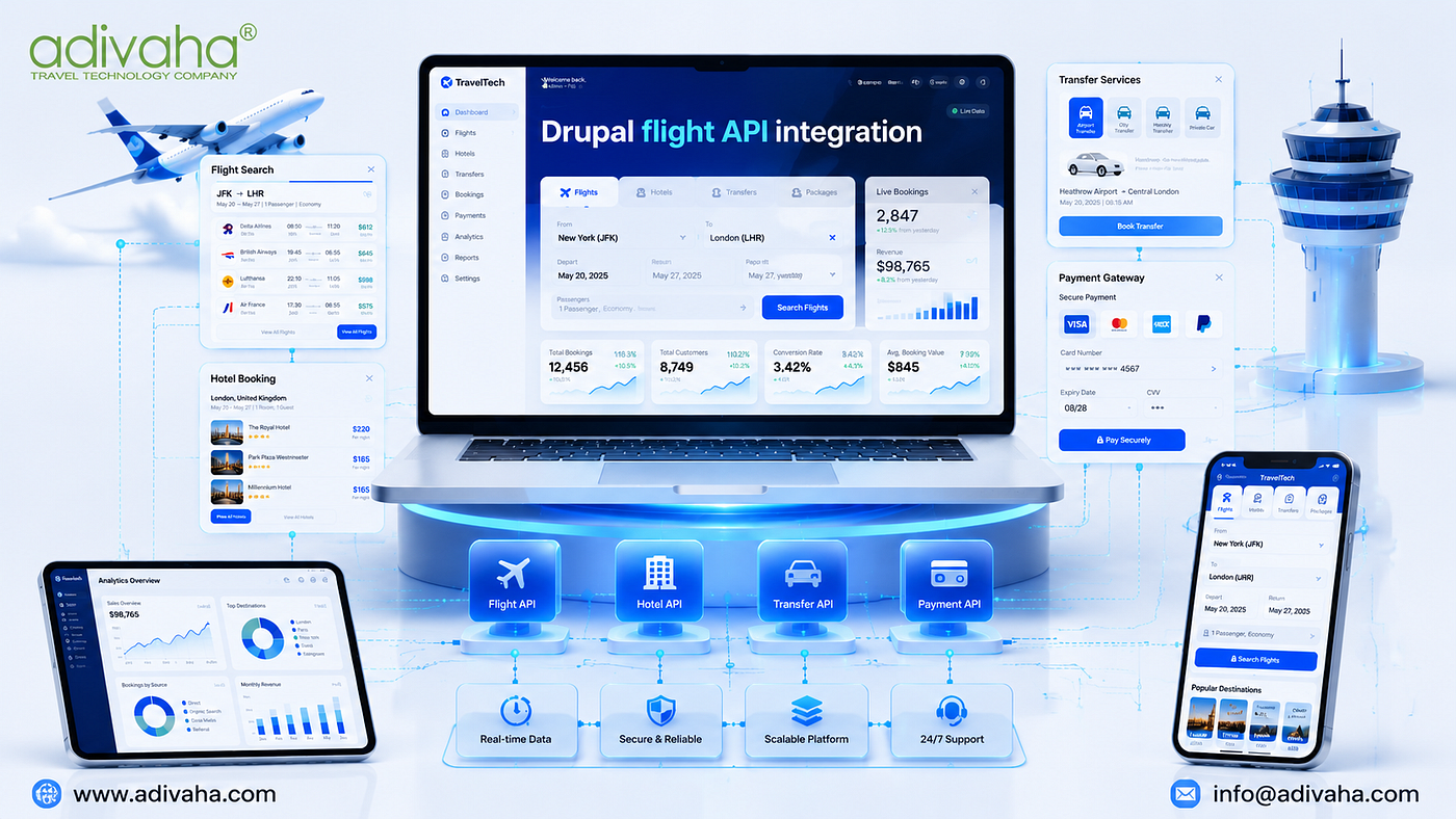 Flight API Drupal Integration For Fast Flight Booking