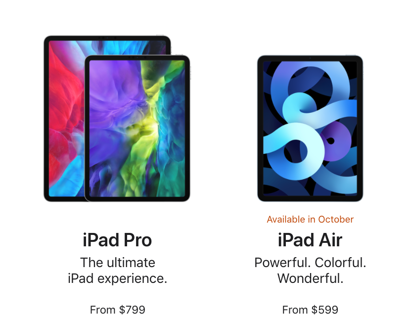 iPad Air 4 vs. iPad Pro (2020). …Did Apple create its own iPad Pro