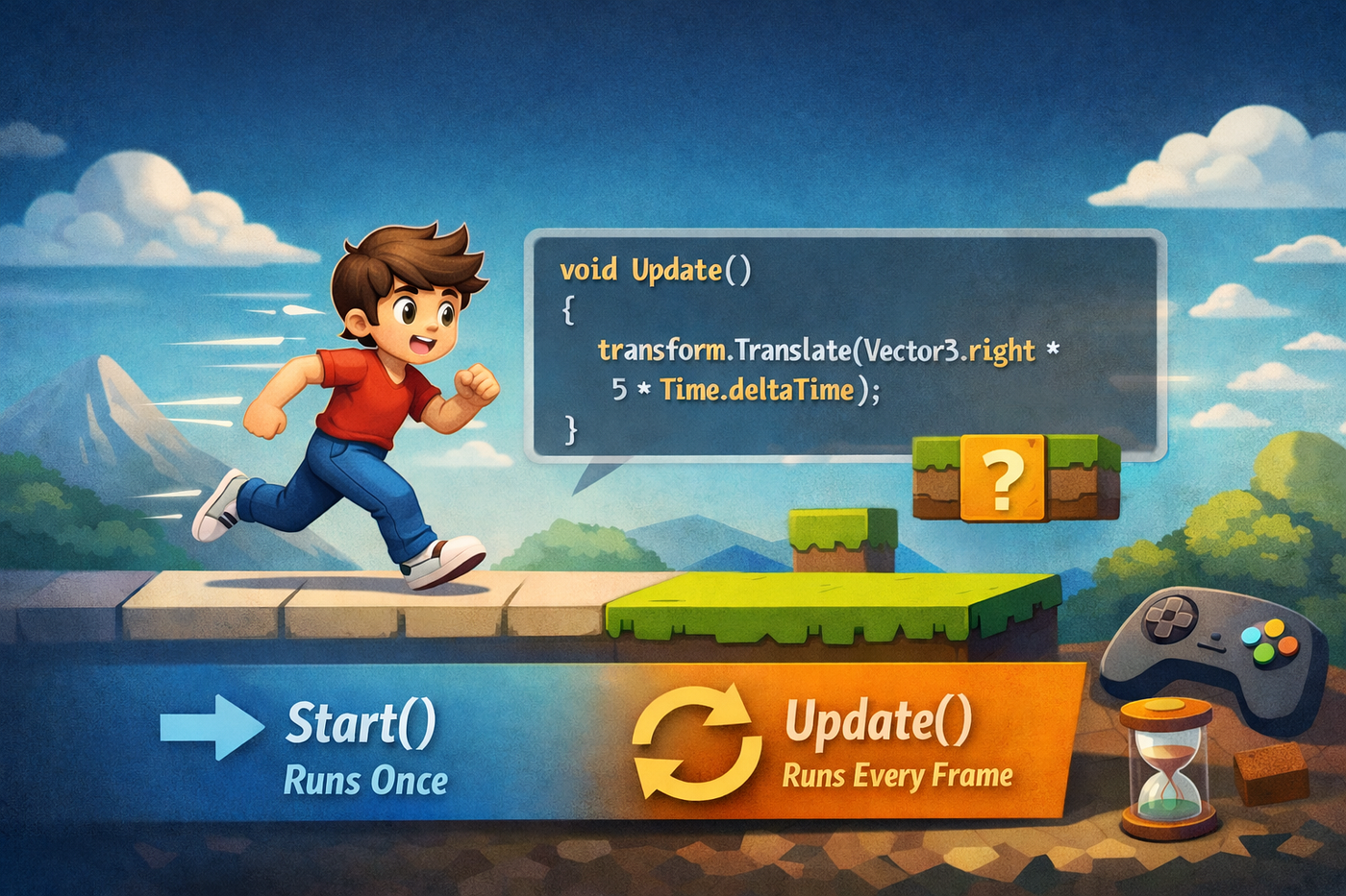 🎮 Understanding Update() in Unity: Why my object keeps moving? Step 5