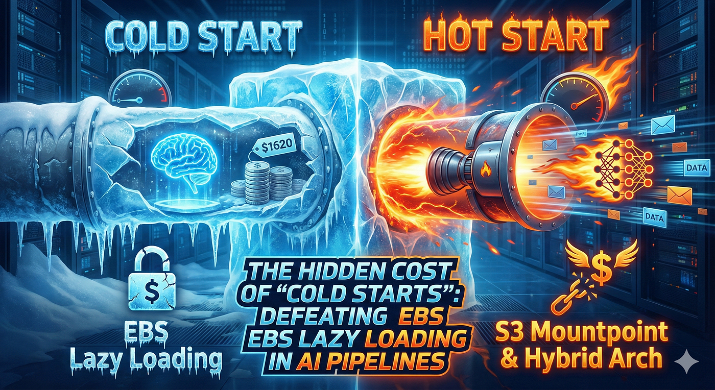 The Hidden Cost of “Cold Starts”: Defeating EBS Lazy Loading in AI Pipelines