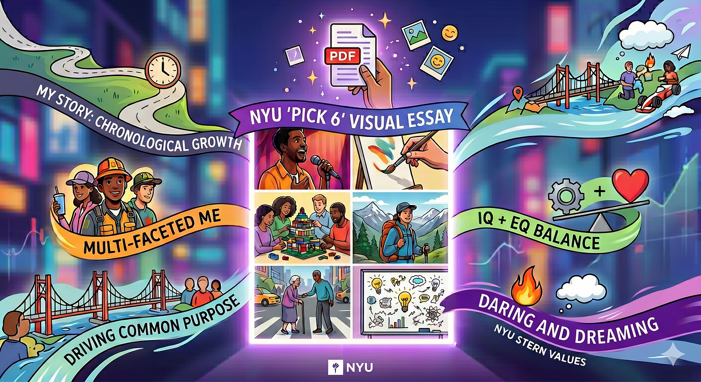 Hacking the NYU Stern ‘Pick Six’ Visual Essay: 5 Frameworks That Actually Work