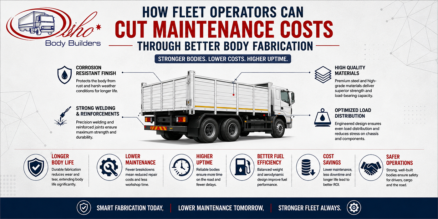 How Fleet Operators Can Cut Maintenance Costs Through Better Body Fabrication