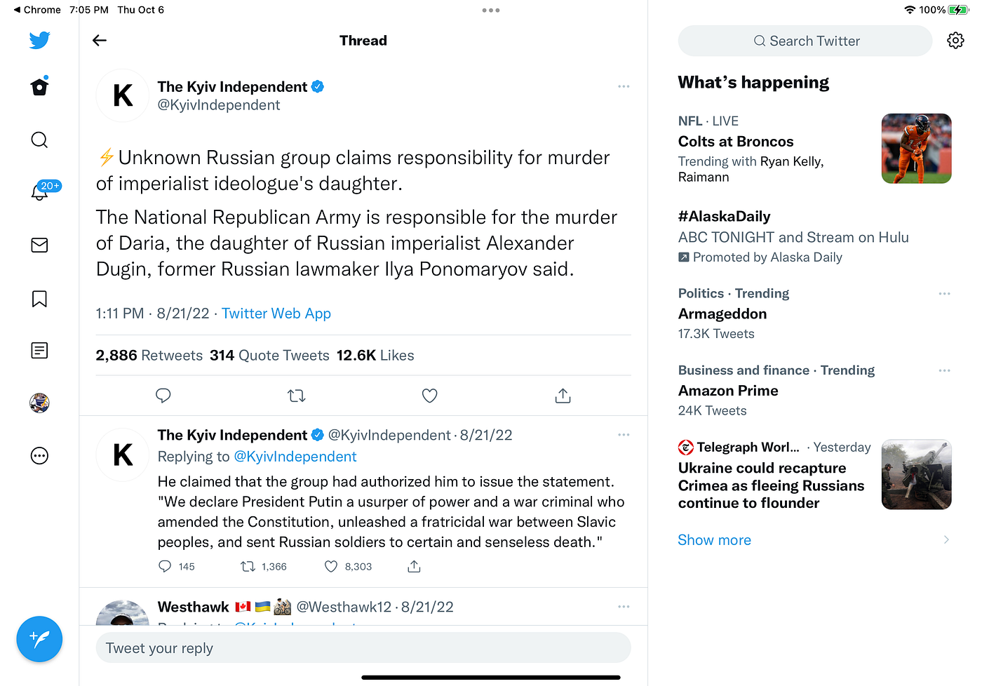 Dugina and the New York Times