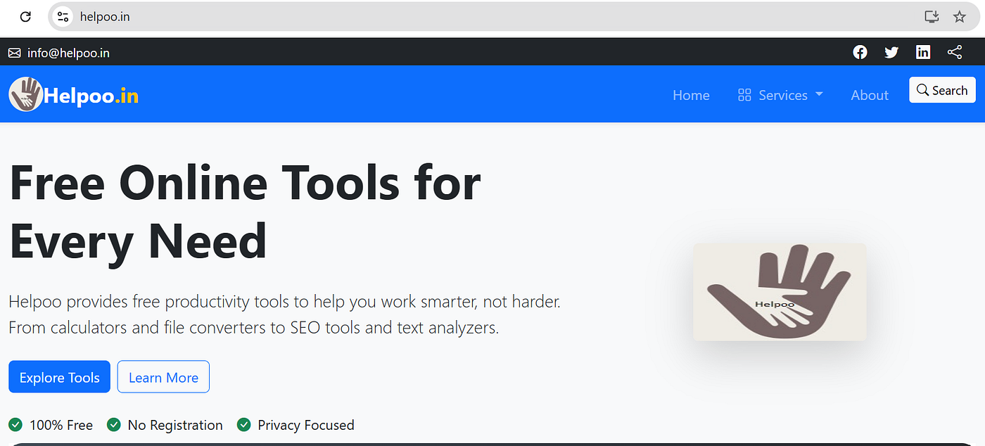 Latest Technology Based Tools — Test Without Register