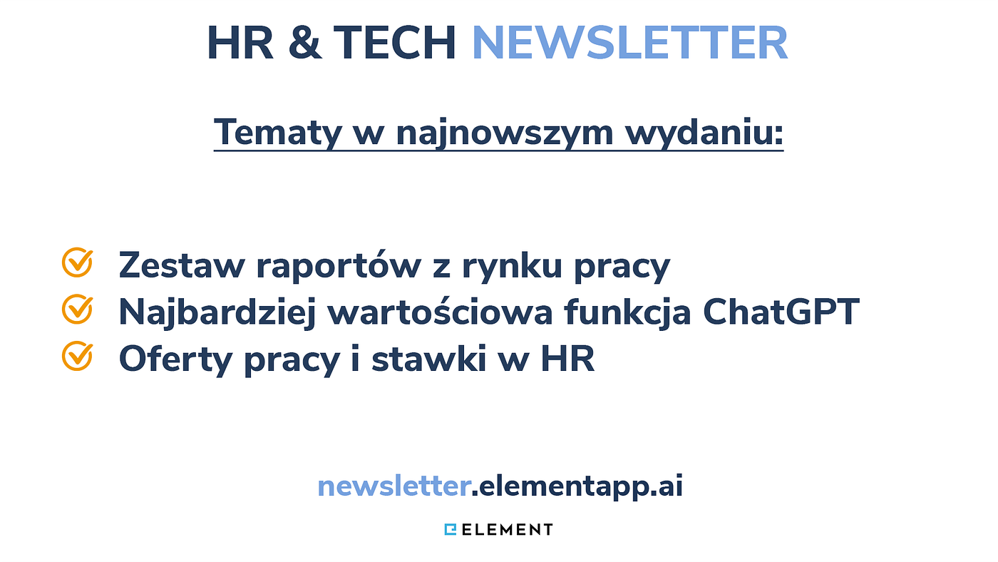 Newsletter HR & Tech — 06.06.2024 — wiadomości ze świata HR i Technologii​​