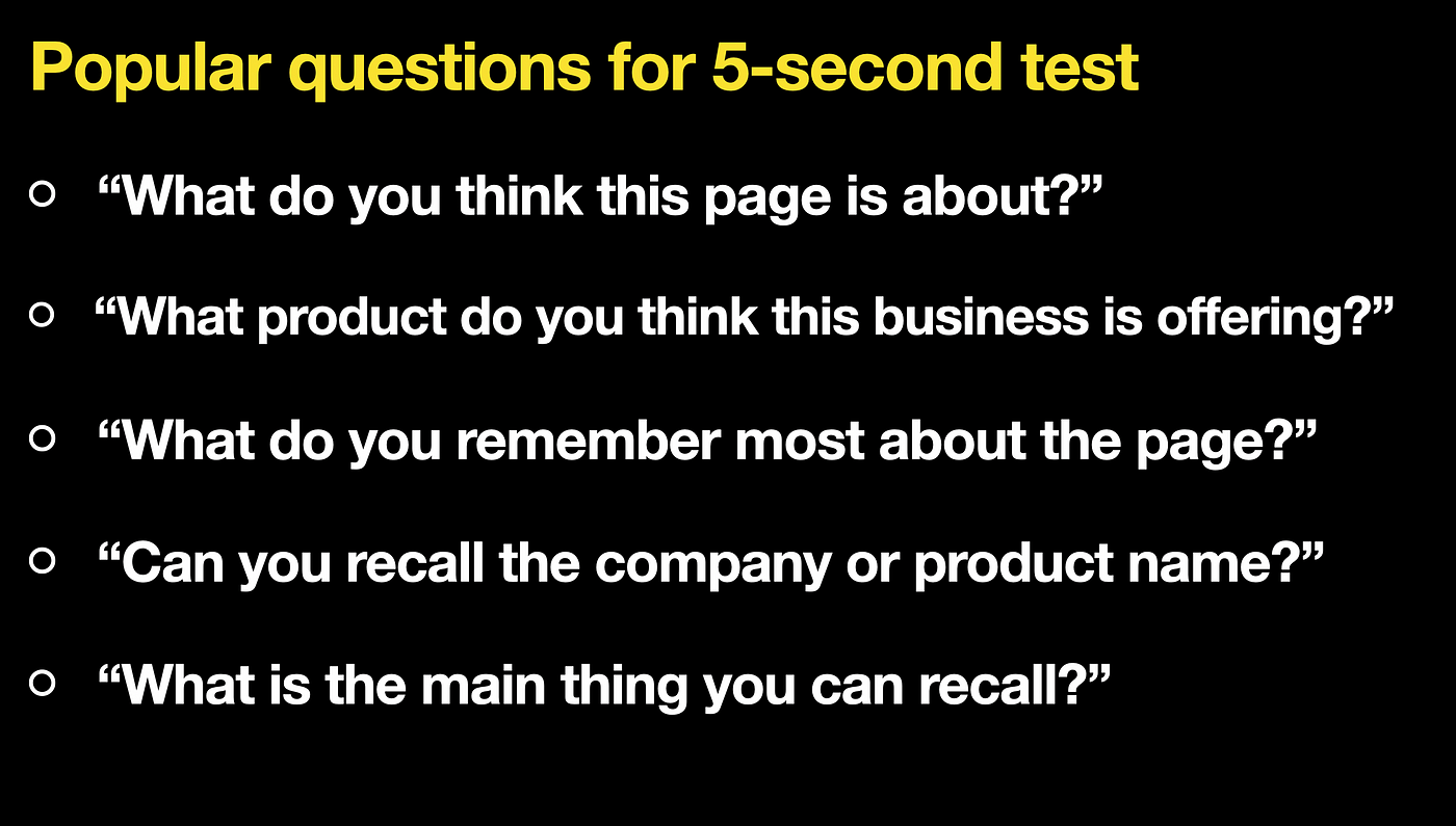 Learn how to create a simple 5-second user test - Preely Academy