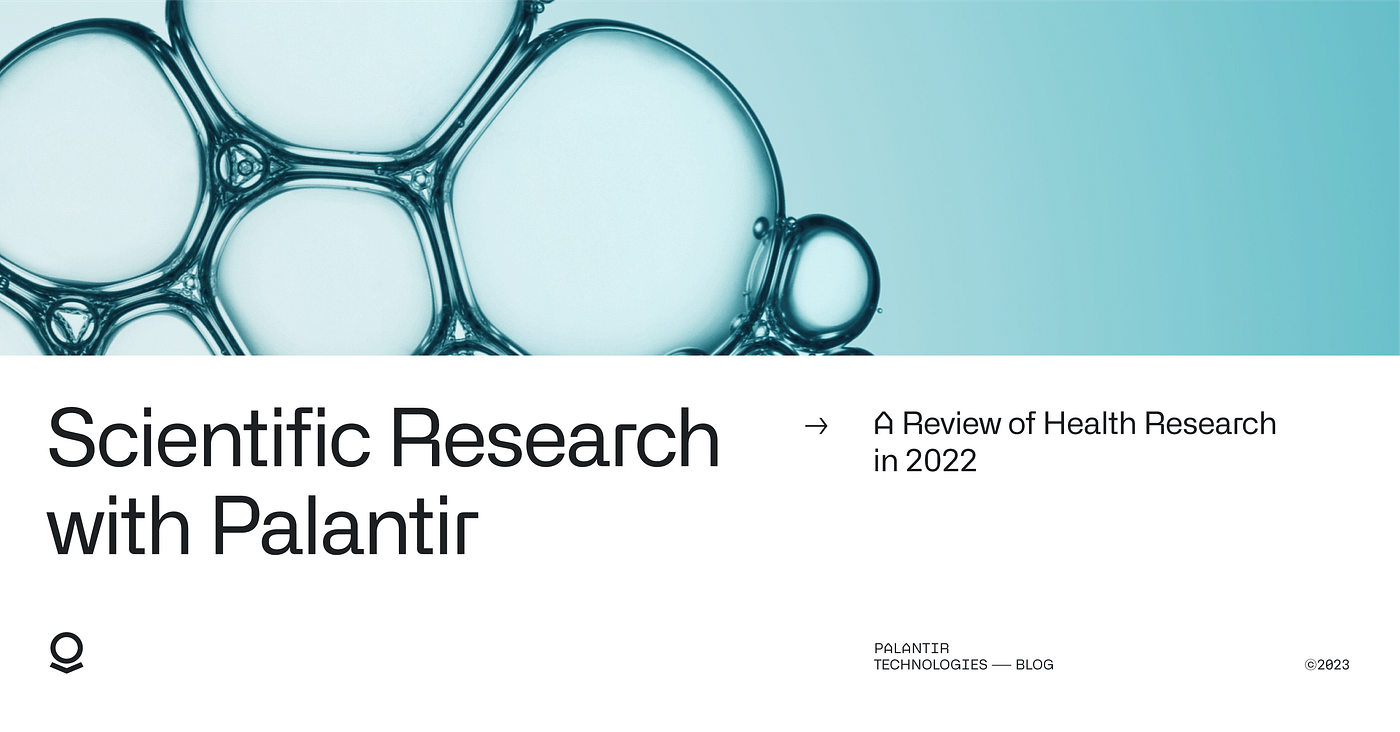 Scientific Research with Palantir | Palantir Blog