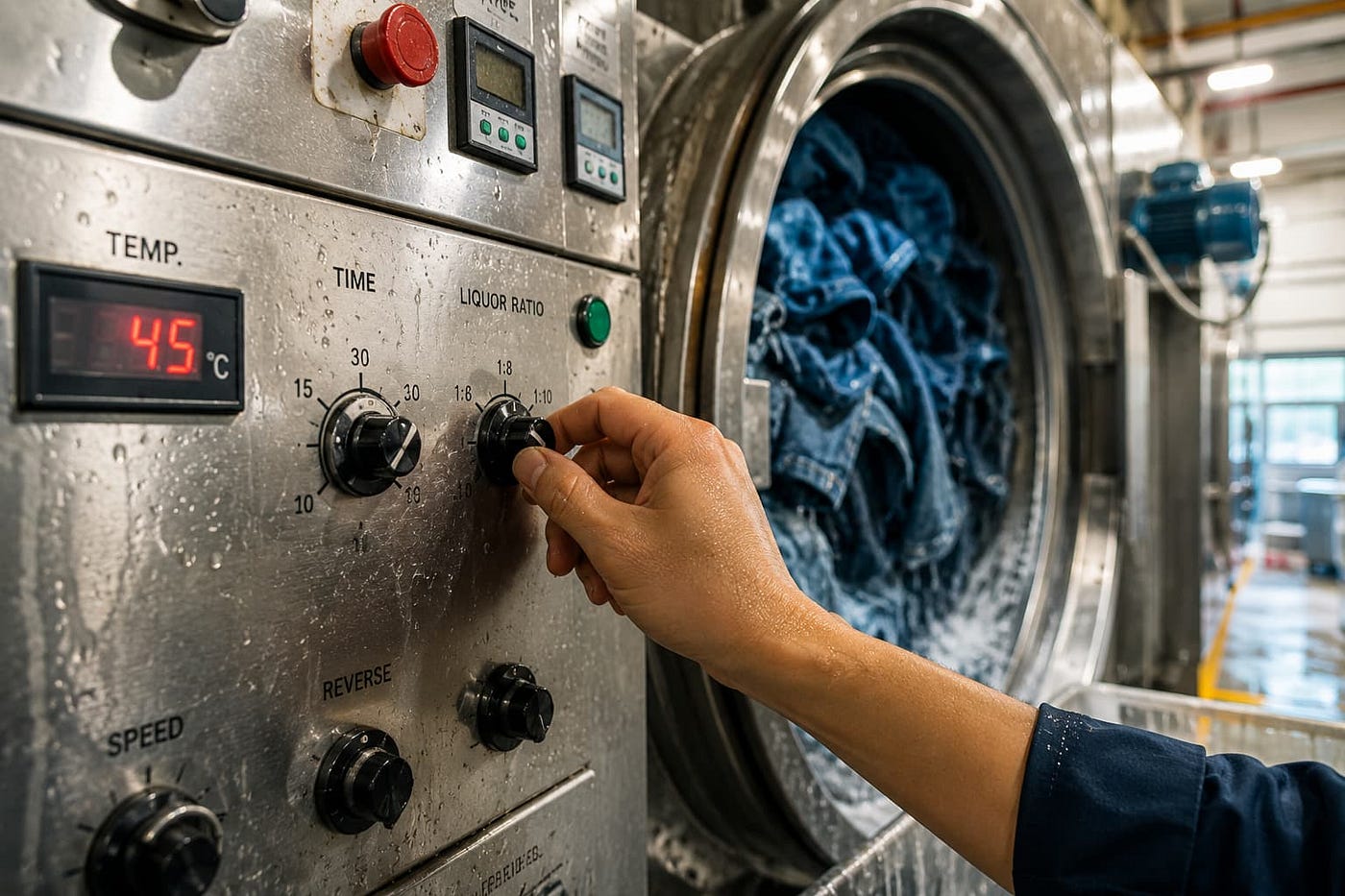 Your wash recipe says “enzyme wash, medium.”