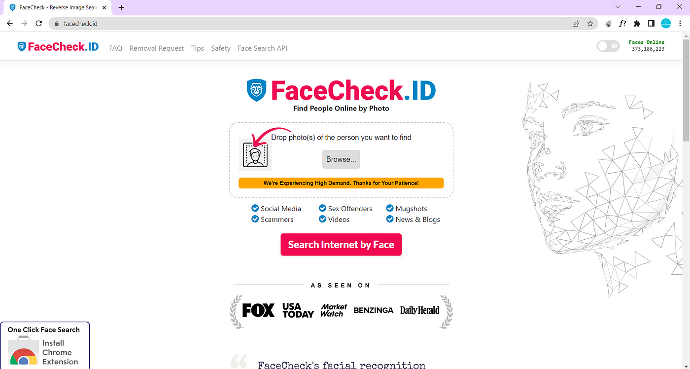 Find a Person's Social Media Accounts with FaceCheck.id 