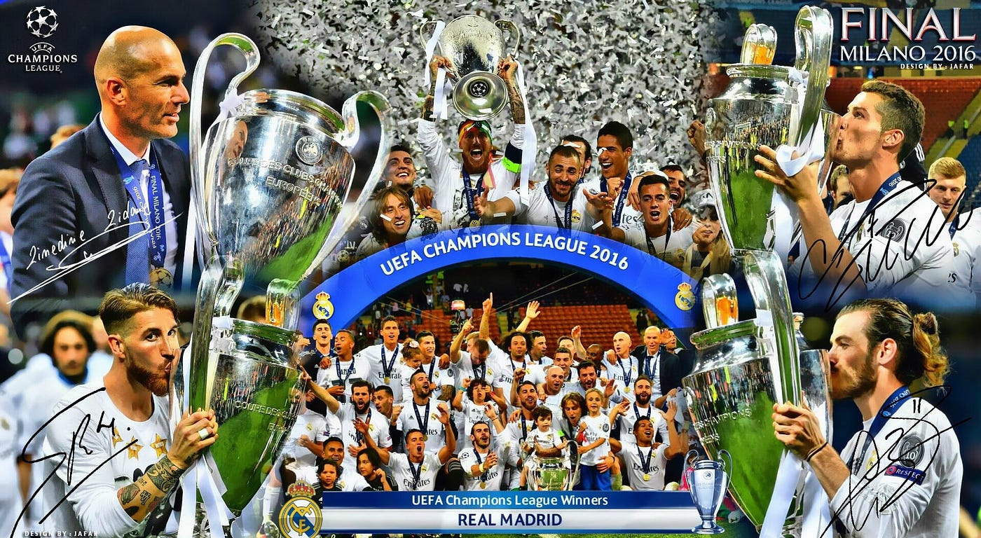 How many trophies has Real Madrid won? When was the last trophy they won?