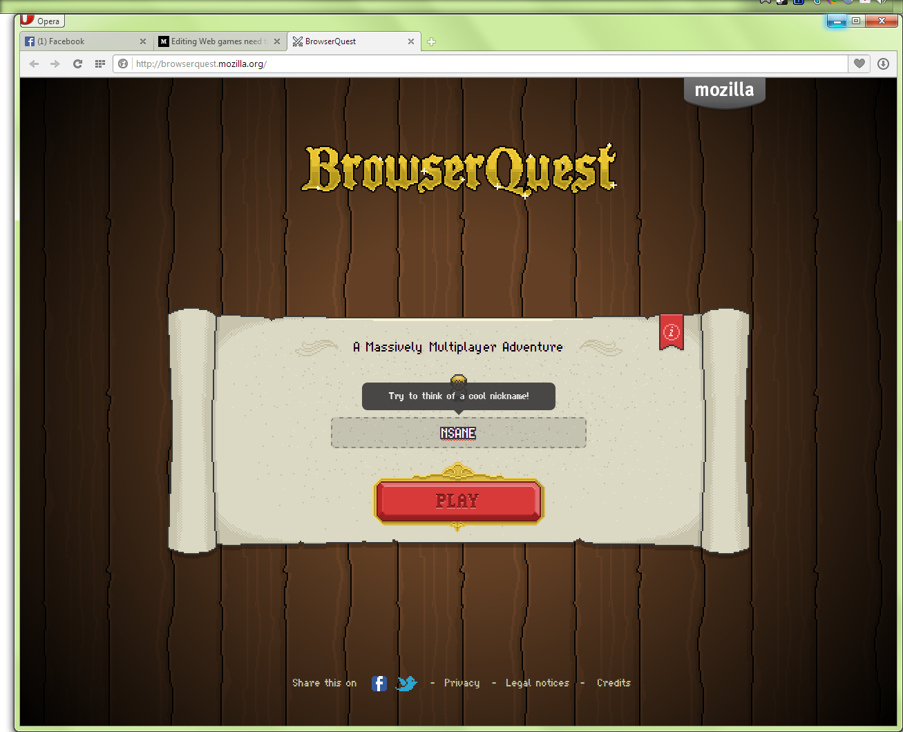 BrowserQuest Is A Massively-Multiplayer Adventure Game Written In