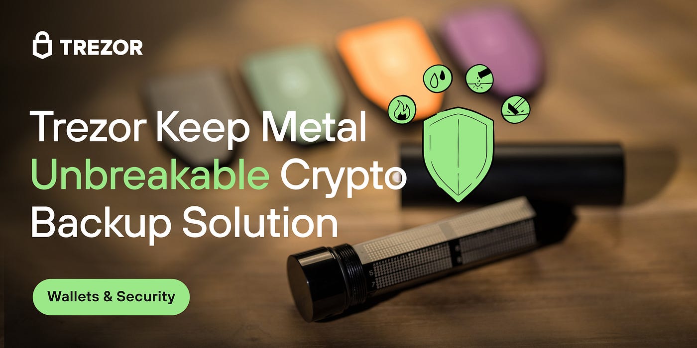 Trezor Keep Metal: Unbreakable Crypto Backup Solution for Ultimate Security  | by Billy Campbell | Trezor Blog