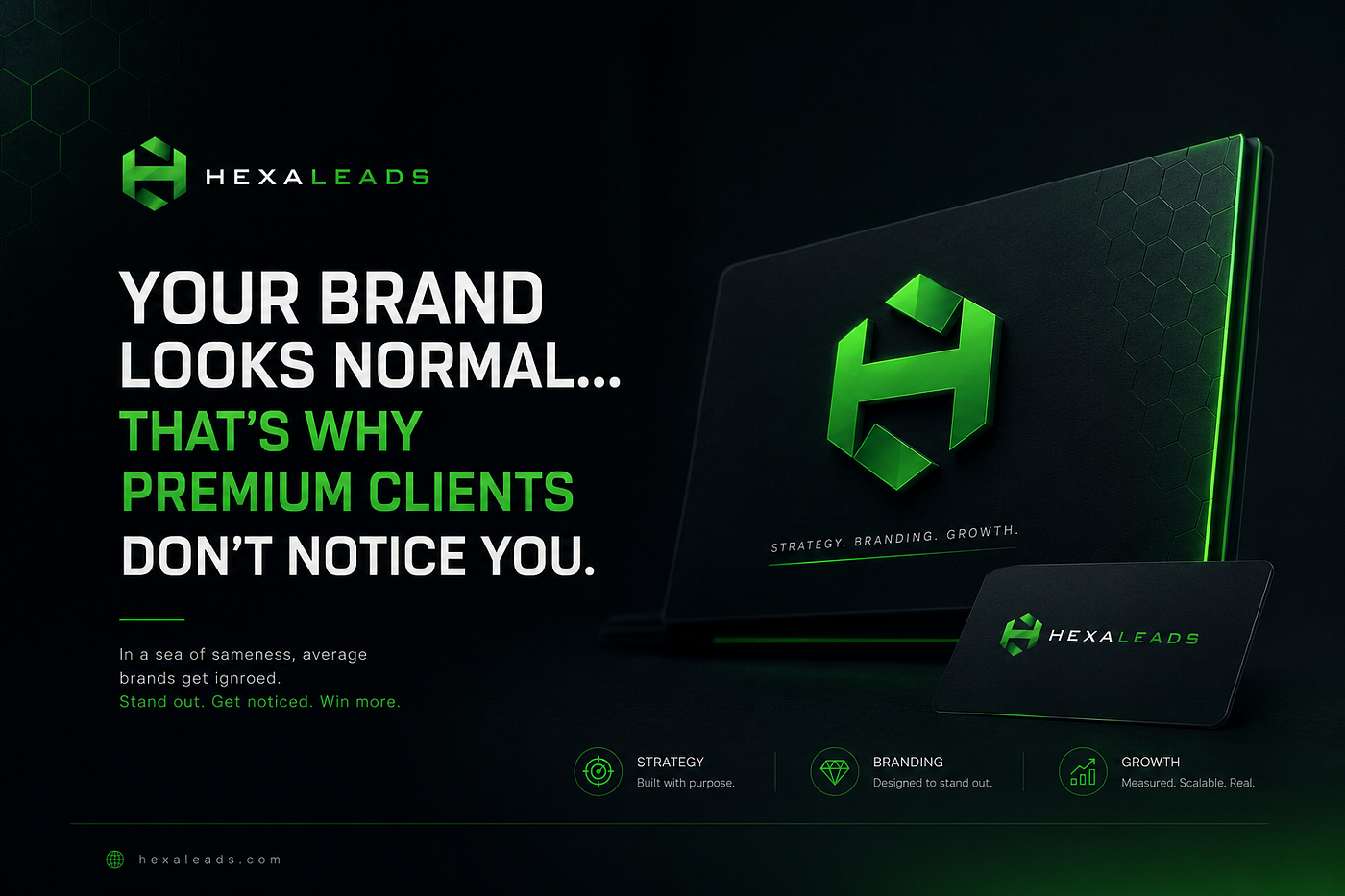 Your Brand Looks Normal… That’s Why Premium Clients Don’t Notice You.