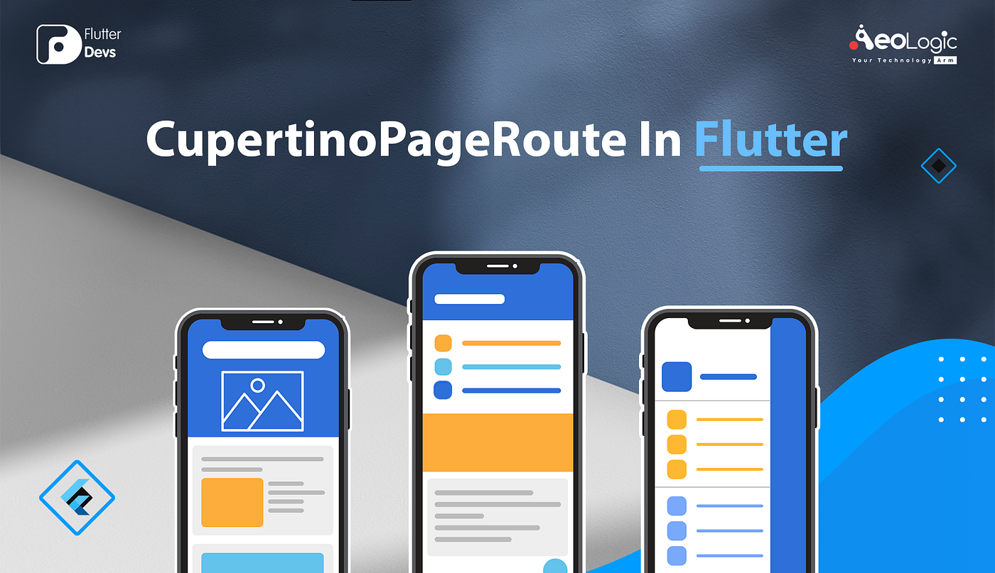 CupertinoPageRoute In Flutter. The Route class is a high-level… | by Shaiq  khan | FlutterDevs